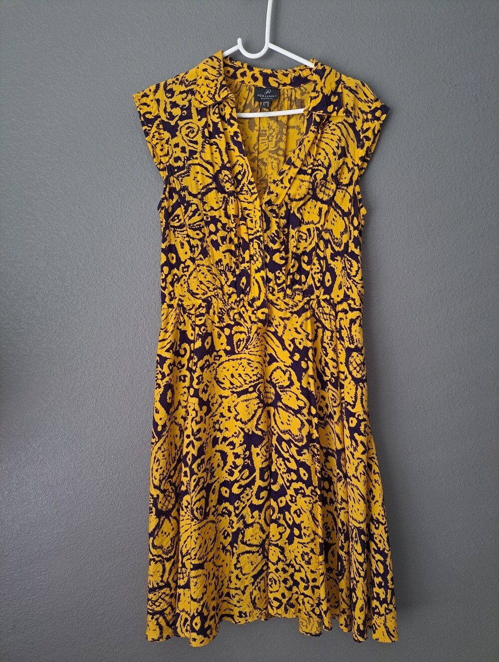 Yellow Vintage A-Line Dress